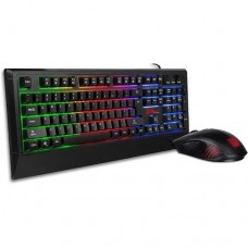 COMBO TECLADO Y MOUSE GAMER THERMALTAKE CHALLENGER RGB