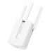 EXTENSOR DE SEÑAL WIFI MERCUSYS MW300RE 3 ANTENAS