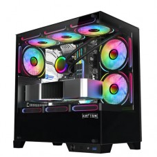 GABINETE GAMER RAPTOR THUNDER STRIKE + 1 COOLER RGB