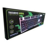 TECLADO GAMER NETMAK SAKRO RETROILUMINADO