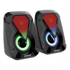 PARLANTES GAMER USB E-1053 2.0 RGB